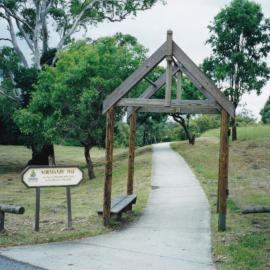 Entrance to Normanby Way from Bob Bell Park, Strathpine, 1999