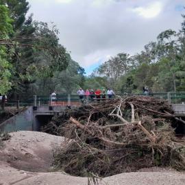 February 2022 Floods - Ira Buckby Road, West Cashmere - full view