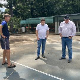 February 2022 Floods - Pure Tennis, Samford Rd, Ferny Hills
