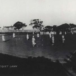 Redcliffe Croquet lawn