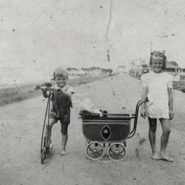 Children with pram