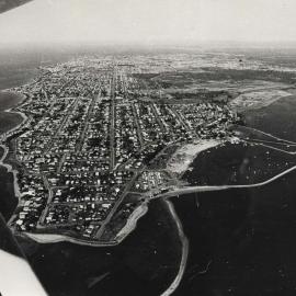 View of the Redcliffe Peninsula from the air