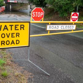 Flooding Mott Street, Strathpine - May 2022