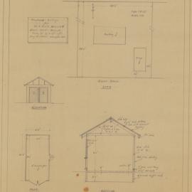 Building and Site Plan for S. V. & M. F. J.  Mullen - Albert Street Margate - Original