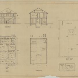 Building and Site Plan for E. H. & G. C. Clay - Anzac Avenue Redcliffe - Original