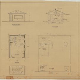 Building and Site Plan for L. A. Batros - Beach Road Scarborough - Original