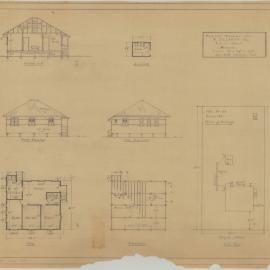 Building and Site Plan for R. Dillaway - Boyce Street Margate - Original