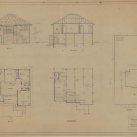 Building and Site Plan for R. Feuerriegel - Chatham Street Margate - Original