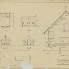 Building and Site Plan for a Proposed Church of England - Mein Street Scarborough - Original