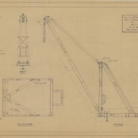 Design Drawing for Proposed 1 Tonne Crane for Express Building Company Pty Ltd - Redcliffe - Original