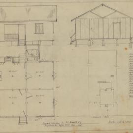 Building and Site Plan for F. L. Acworth - Esplanade Road (Oyster Point) Scarborough - Original