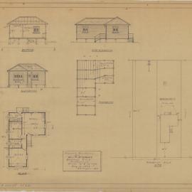 Building and Site Plan for Mrs F. McKinney - Eversleigh Road Scarborough - Original