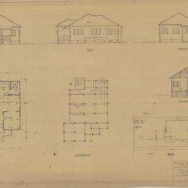 Building and Site Plan for L. W. Eldridge - Garnet Street Scarborough - Original