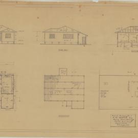 Building and Site Plan for S. H. Martin - Manley Street Redcliffe - Original