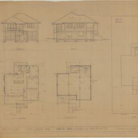 Building and Site Plan for Mr R. Williams - MacDonnell Road Margate - Original