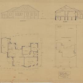 Building and Site Plan for Mrs E. E. Henry - Mein Street Scarborough - Original
