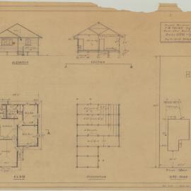 Building and Site Plan for F. W. Tronc - Plume Street Redcliffe - Original