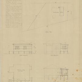 Building and Site Plan for M. R. & L. I. Johns - Prince Edward Parade Redcliffe - Original