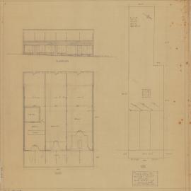 Building and Site Plan for Shops for C. Athousis - Redcliffe Parade Redcliffe - Original