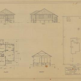 Building and Site Plan for J. Lumley Crimp - Scarborough Road Scarborough - Original