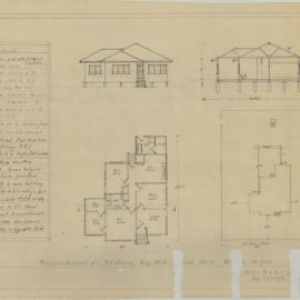Building and Site Plan for P. C. James - Sorrento Street Margate - Original