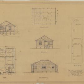 Building and Site Plan for L. E. & E. M. Feather - Turner Street Scarborough - Original