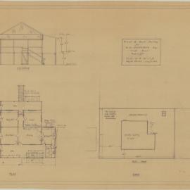 Building and Site Plan for H. M. Henderson - Violet Street Redcliffe - Original