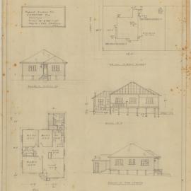 Building and Site Plan for G. V. Router - Corner Tiny Street & Plimsoll Street Greenslopes - Original