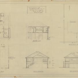 Building and Site Plan for J. R. Johnston - Baileys Road Enoggera - Original (Sheet 1 of 2)