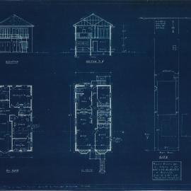 Building and Site Plan for N. R. S. & N. G. MacKenzie - Anzac Avenue Redcliffe - Blueprint