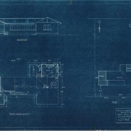 Proposed Additions to Residence for I. K. Howard - Arthur Street Woody Point - Blueprint