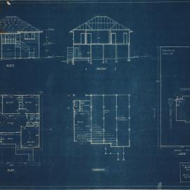 Building and Site Plan for R. Feuerriegel - Chatham Street Margate - Blueprint