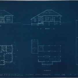 Building and Site Plan for R. Feuerriegel - Chatham Street Margate - Blueprint