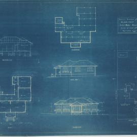 Building and Site Plan for Mrs M. V. A. Frost - Chatham Street Margate - Blueprint