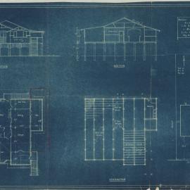 Removal and Re-erection Plan for I. H. Scheiwe - Dunbar Street Margate - Blueprint