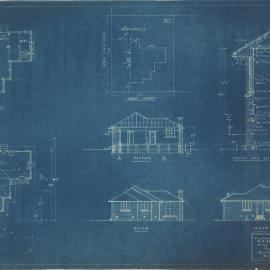 Building and Site Plan for D. F. Argus - Main Coast Road (Oxley Avenue) Redcliffe - Blueprint