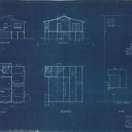 Building and Site Plan for B. A. Hudson - Murphy Street Scarborough - Blueprint