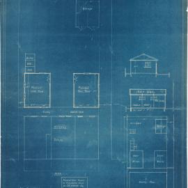 Building and Site Plan for J. R. Hughes - Oxley Avenue Margate - Blueprint