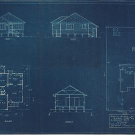 Building and Site Plan for J. Lumley Crimp - Scarborough Road Scarborough - Blueprint