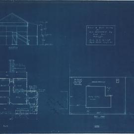 Building and Site Plan for H. M. Henderson - Violet Street Redcliffe - Blueprint