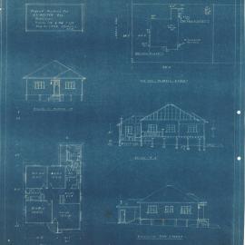 Building and Site Plan for G. V. Router - Corner Tiny Street & Plimsoll Street Greenslopes - Blueprint