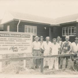Express Building Company - house and staff