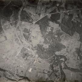 Aerial view of Petrie Township - ca. 1940