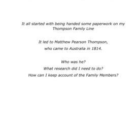 My Family History Journey - Julie Boardman