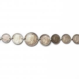 Coin bracelet