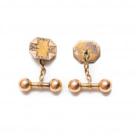 Chain link cufflinks