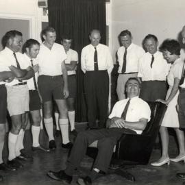 Brian Blakey in recliner chair