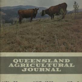 Queensland Agricultural Journal - June 1963