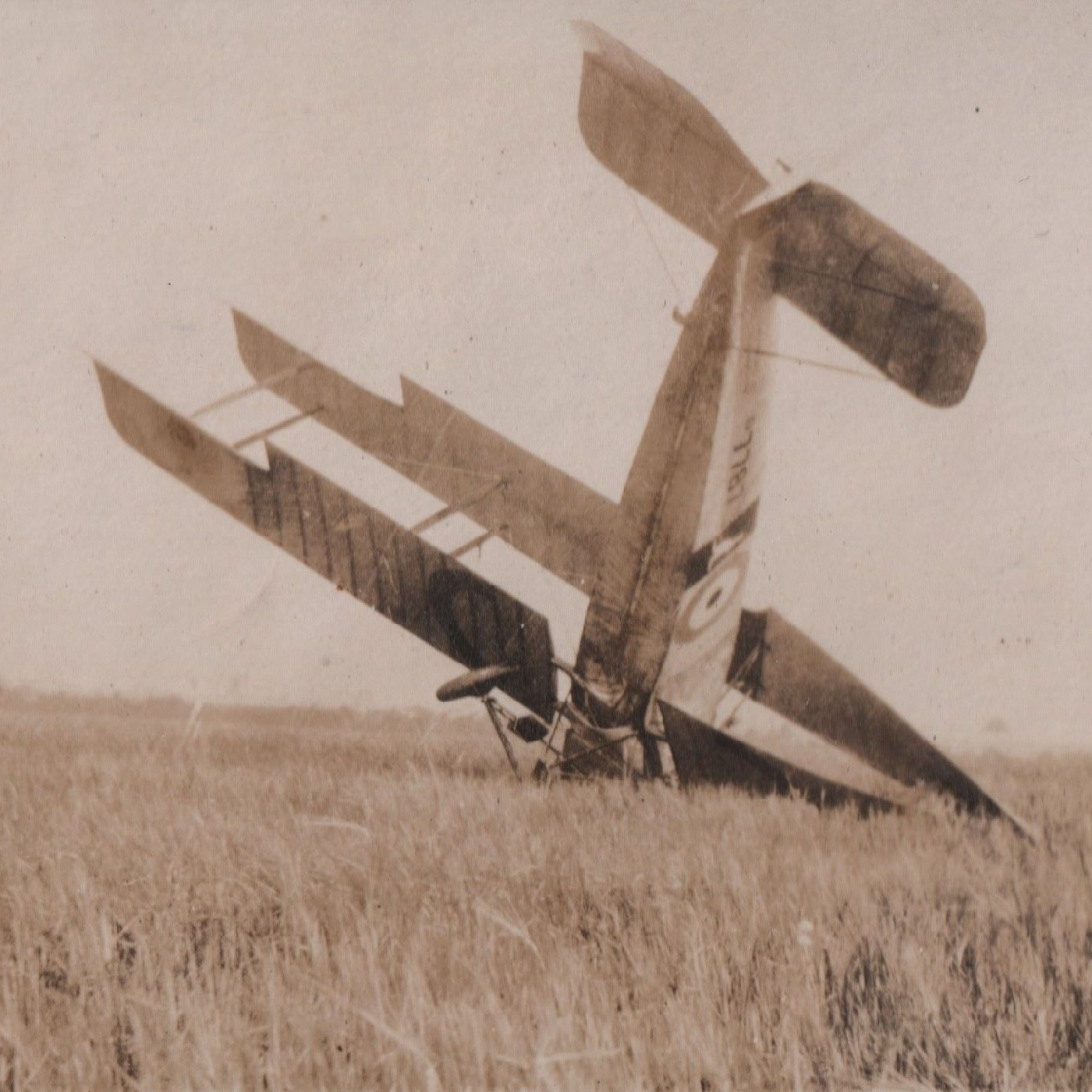 Misjudgement in side slip landing