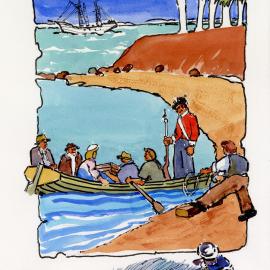Redcliffe Convict Artwork - Coming Ashore